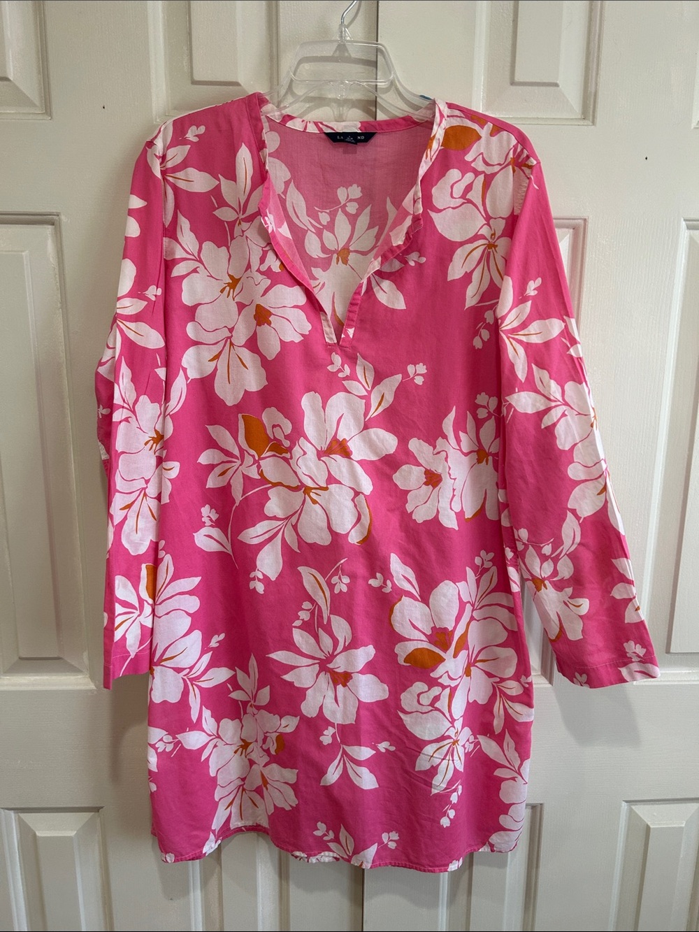Land’s End Pink Tropical Dress